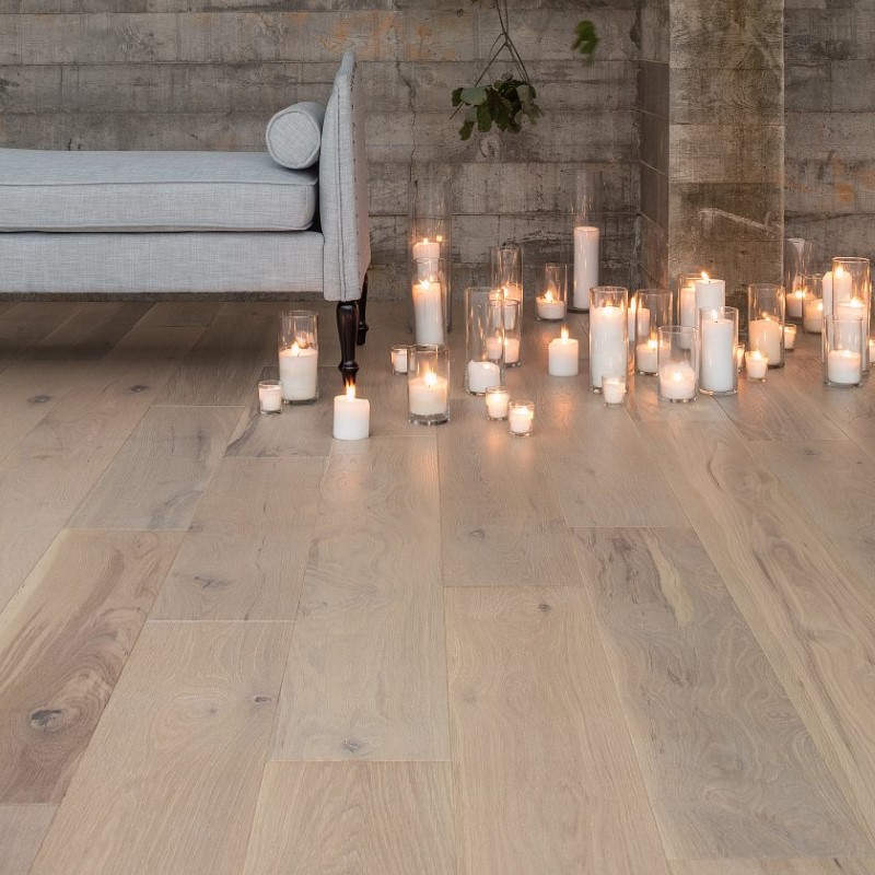 Anderson Tuftex Metallics II White Gold Hardwood Room Scene