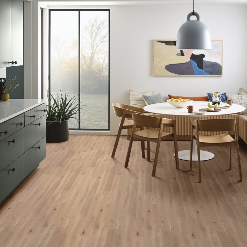 Anderson Tuftex Provincial Plank French Buff Hardwood Room Scene