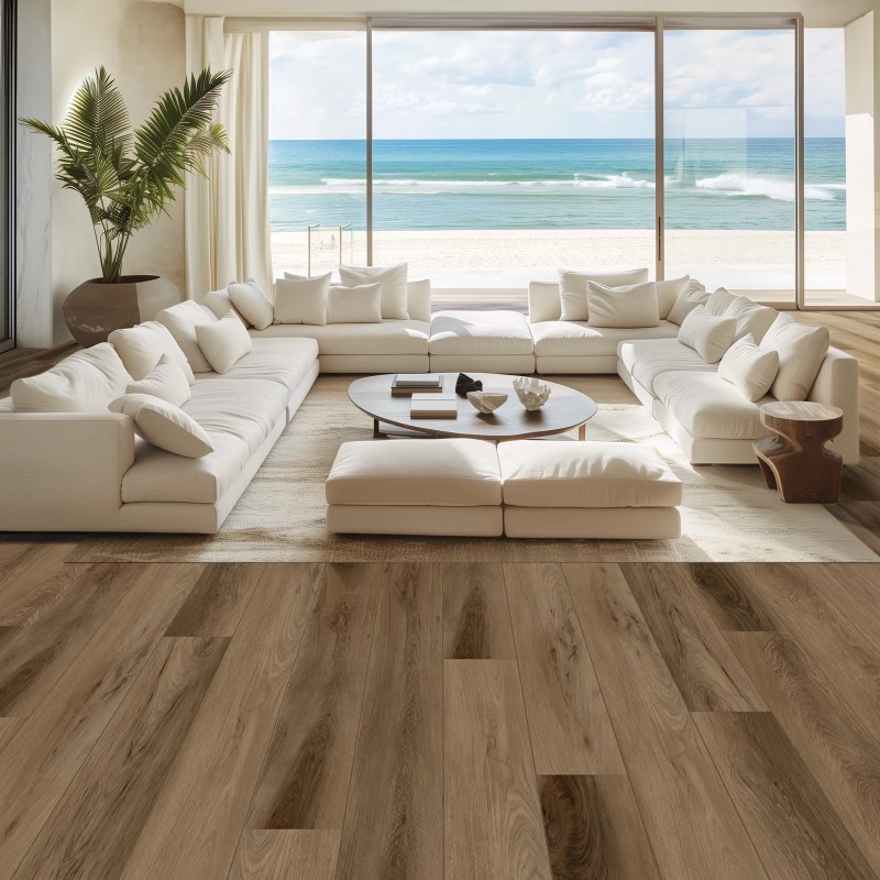 Aquaproof Hydropro Caramel Timber Laminate Room Scene