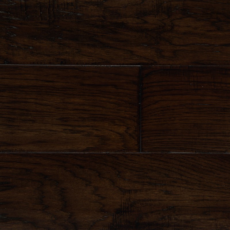 Artisan Hardwood Timberline Distressed Hickory Distressed Dark Brown Hardwood