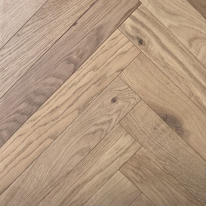 Bel Air Floors Herringbone Collection Sahara Oak Hardwood