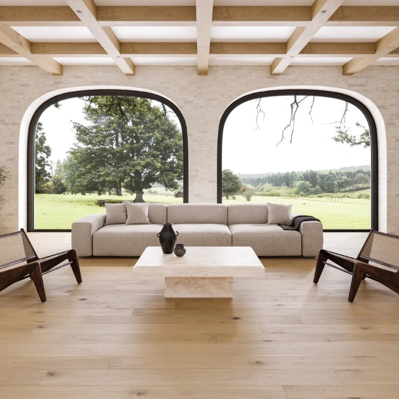 Bedrosians Bordeaux Chambord Hardwood Room Scene