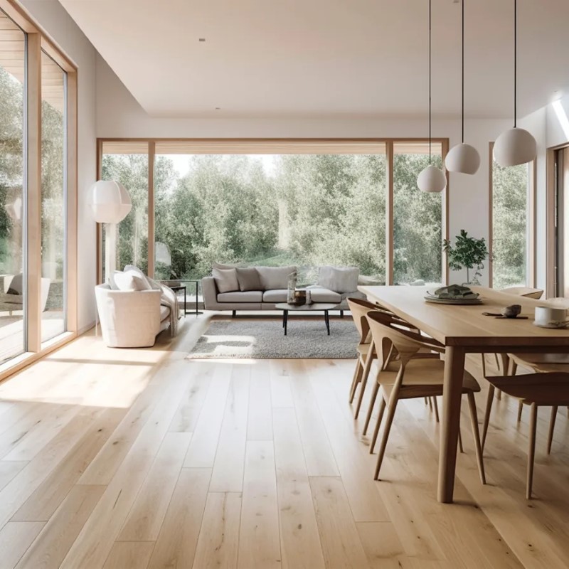Bedrosians Del Mar Peninsula Hardwood Room Scene