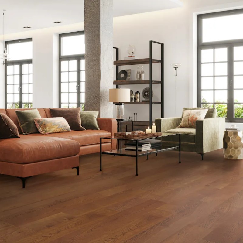 Cali Floors Cellar Carneros Oak Hardwood Room Scene