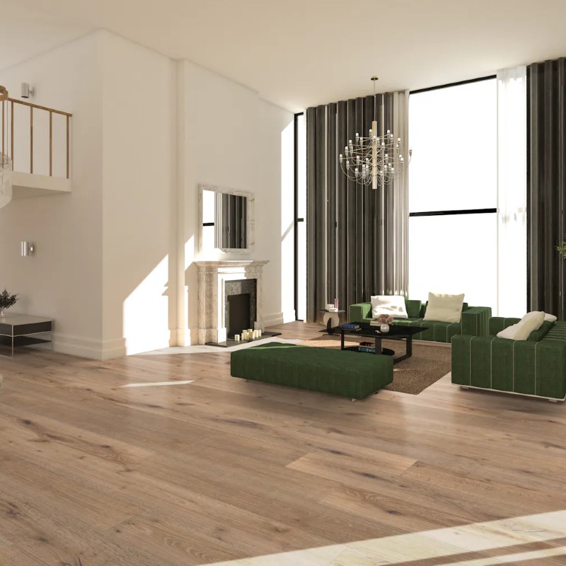 Cali Floors Meritage Carmel Valley Oak Hardwood Room Scene