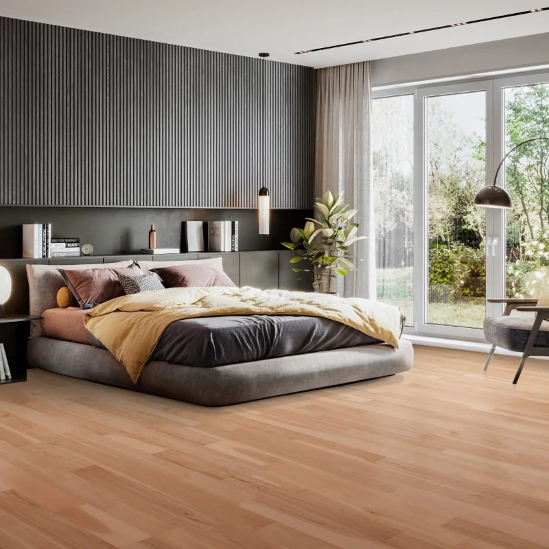 Cali Floors Varietals Natural Hickory Hardwood Room Scene