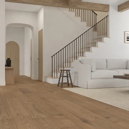 Cali Floors Whiskey and Wine Spiced Wine Hardwood Room Scene