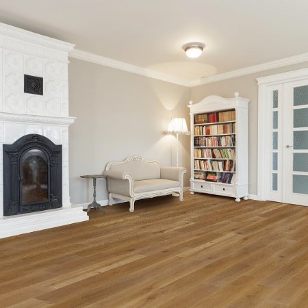 Coretec Scratchless Ludlow Oak Vinyl Room Scene