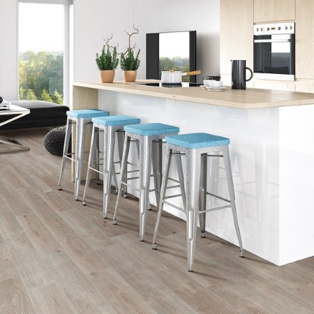 Coretec Scratchless Prescott Oak Vinyl Room Scene