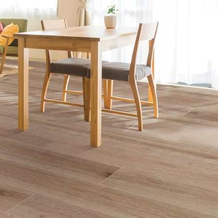 Coretec Scratchless Savoy Oak Vinyl Room Scene