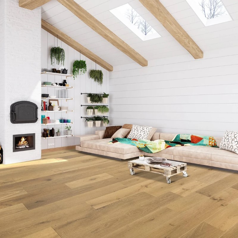 En Bois Flooring Valensole Alpine Hardwood Room Scene