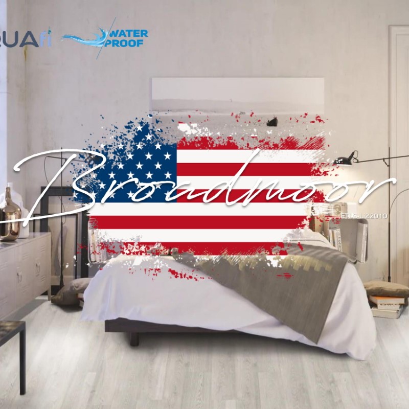 Eternity Flooring Americana by AquaFi Broadmoor Laminate Room Scene