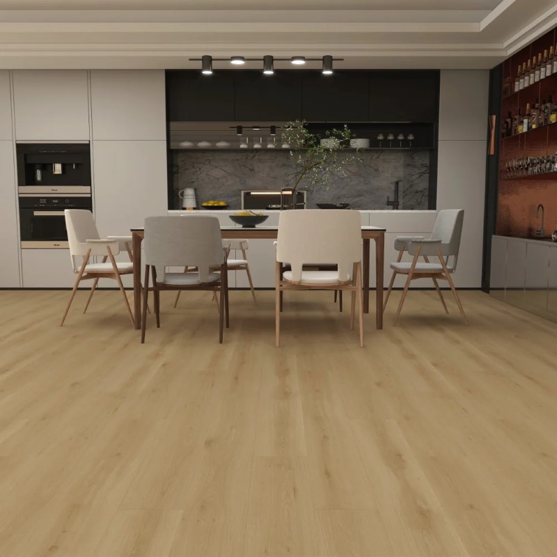 Eternity Flooring Ingraind Espresso Foam Vinyl Room Scene