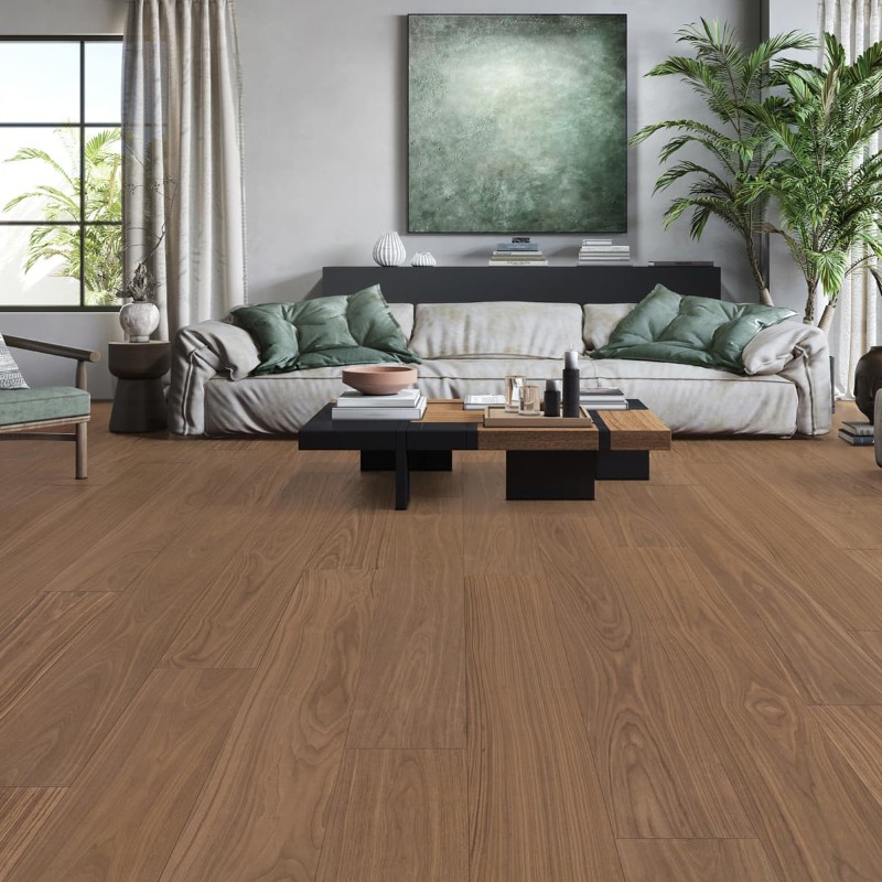 Gaia Floor Black Collection Walnut Reserve Laminate Room Scene