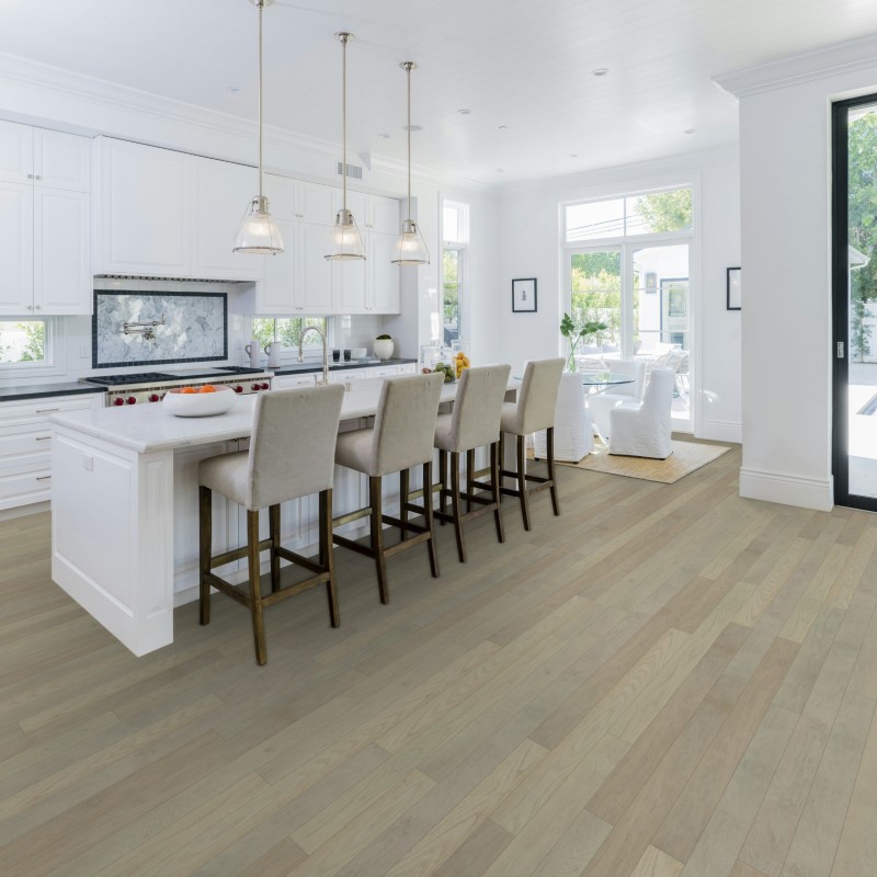 Hallmark Floors American Traditional Classics Linen White Oak Hardwood Room Scene