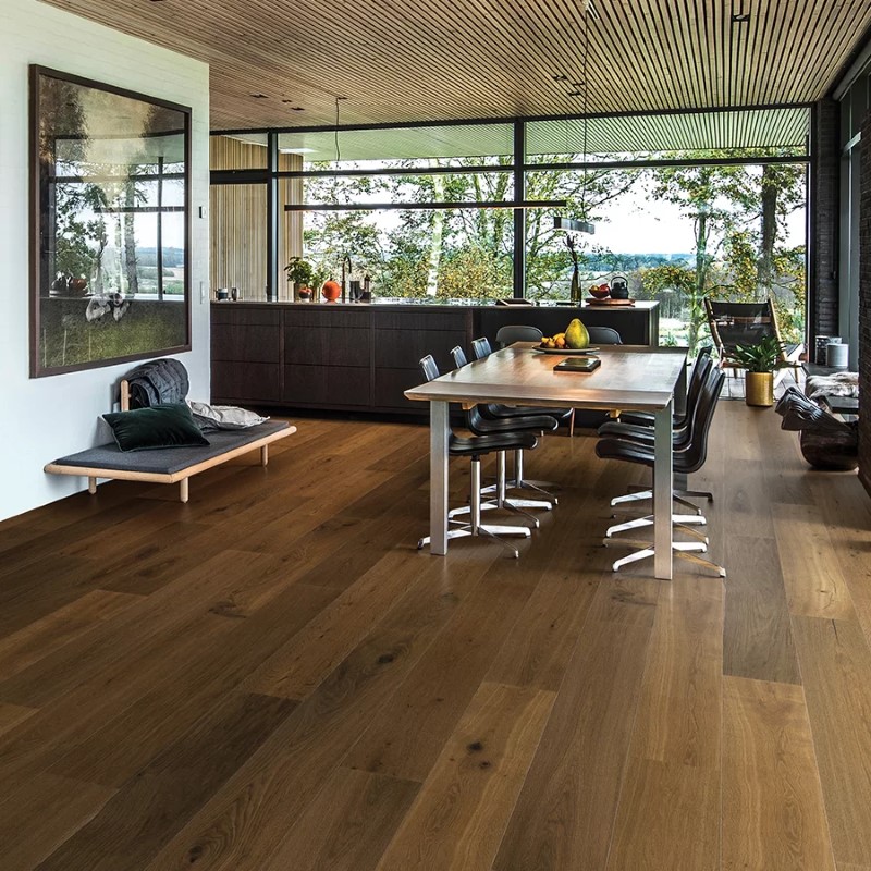 Hallmark Floors Avenue Mulholland Oak Hardwood Room Scene