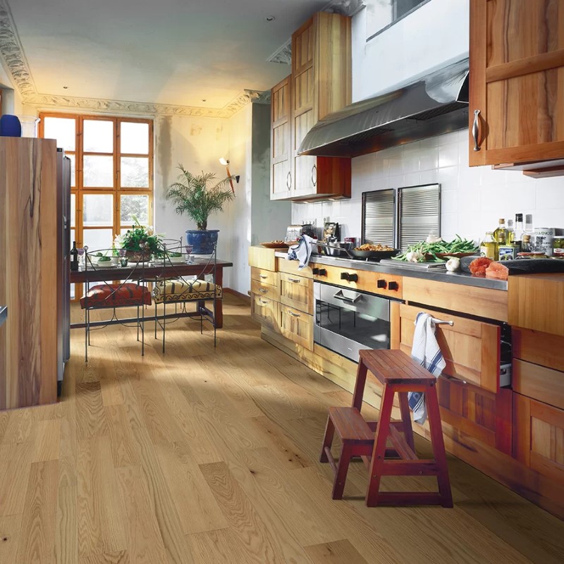 Hallmark Floors Monterey Adobe Red Oak Hardwood Room Scene