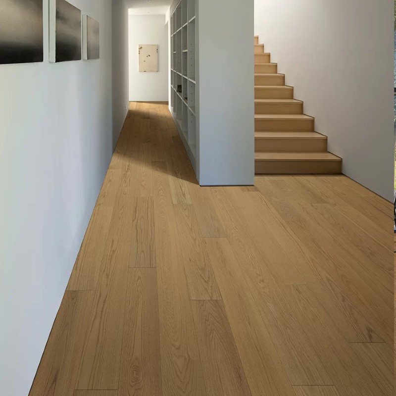 Hallmark Floors Serenity Clear Oak Hardwood Room Scene