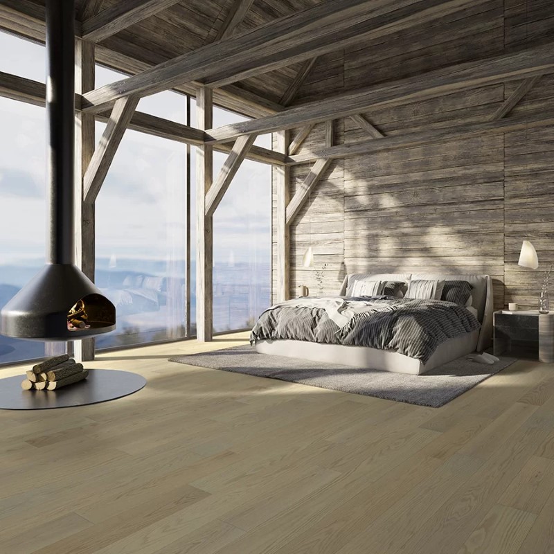 Hallmark Floors Serenity Serene Oak Hardwood Room Scene