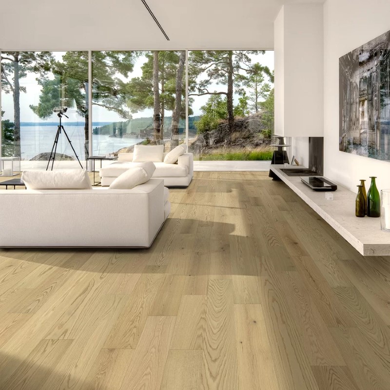 Hallmark Floors Serenity Tranquil Oak Hardwood Room Scene