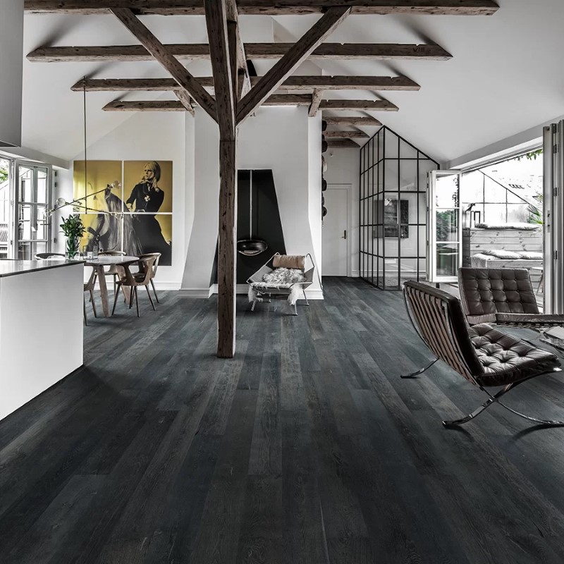 Hallmark Floors True Onyx Oak Hardwood Room Scene