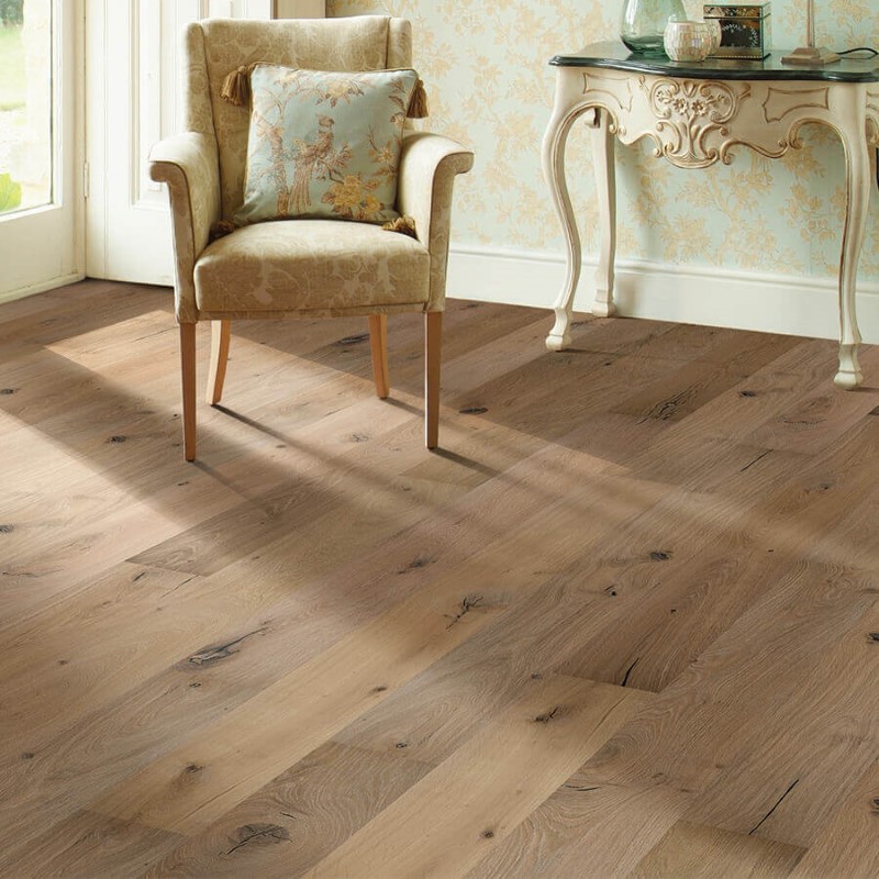 Hallmark Floors Ventura Marina Oak Hardwood Room Scene