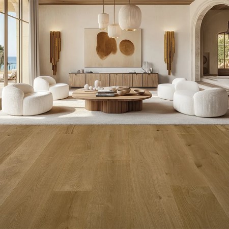 HF Design Azur Grande Kendall Hardwood Room Scene