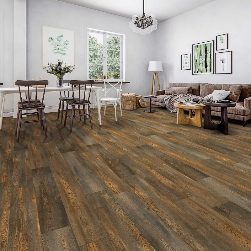 Lux Floors Terra Nova Whiskey Laminate Room Scene