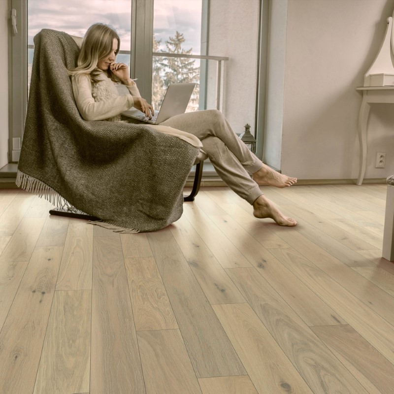 Mission Collection Terroso Beachside Villa Hardwood Room Scene