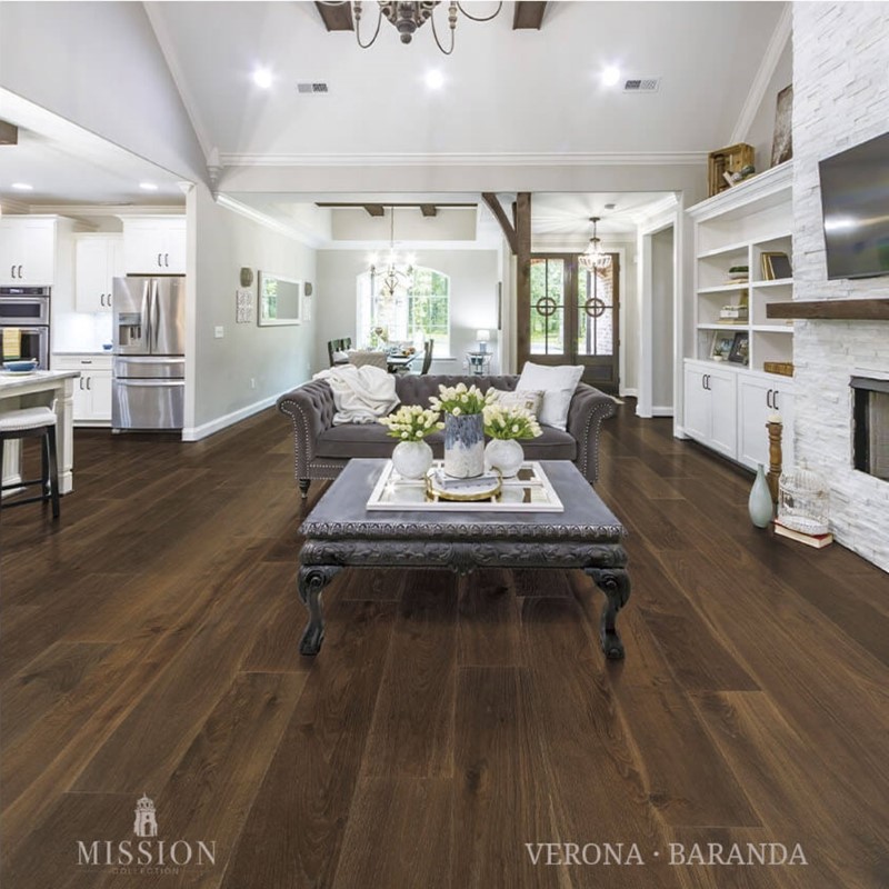 Mission Collection Verona Baranda Hardwood Room Scene