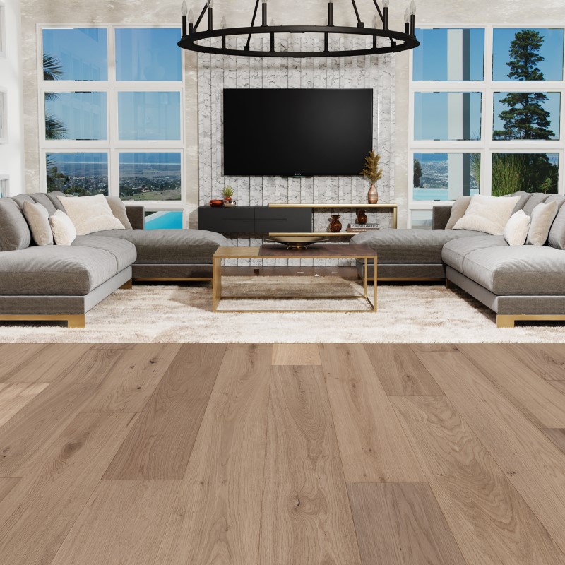 Mission Collection Verona Oliva Hardwood Room Scene