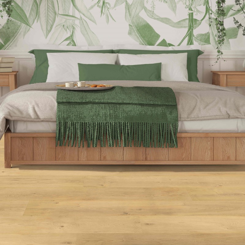 Mohawk PureTech Plus Wheat Field Oak Vinyl Room Scene