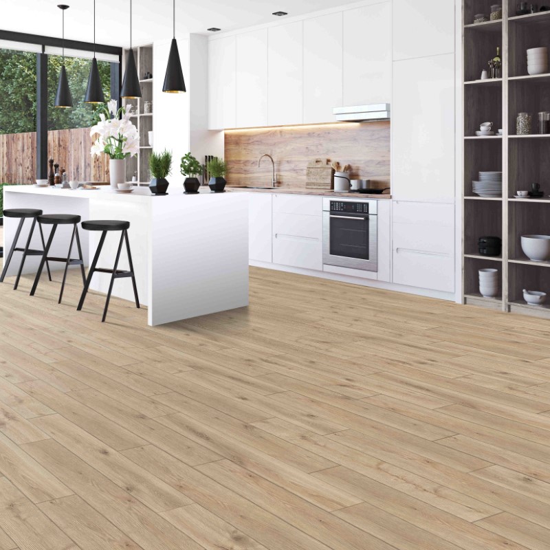 Mohawk PureTech Select Barley Oak Vinyl Room Scene