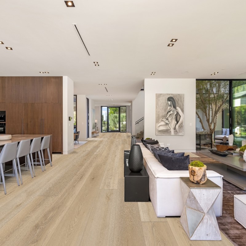 Nexxacore The Summit Blanc Vinyl Room Scene