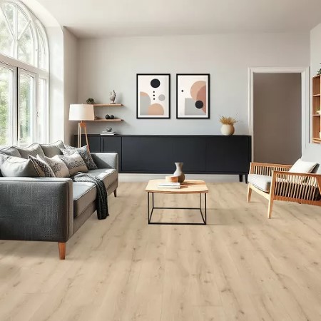 Quick Step NatureTek Plus Colossia XXL Nomad Oak Laminate Room Scene