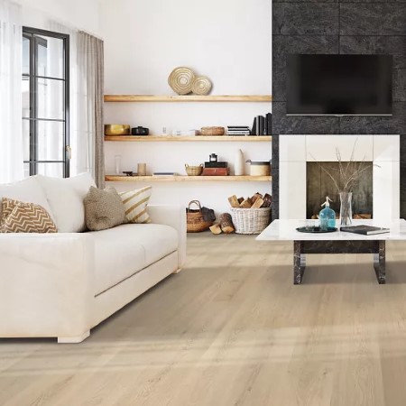 Quick Step NatureTek Select Palisades Park Portland Taupe Laminate Room Scene