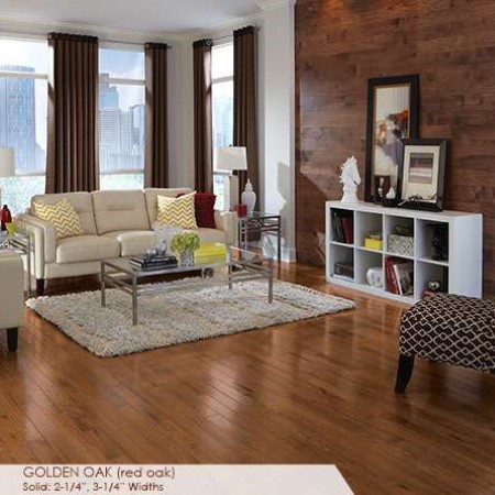 Somerset Hardwood Color Golden Oak Hardwood Room Scene