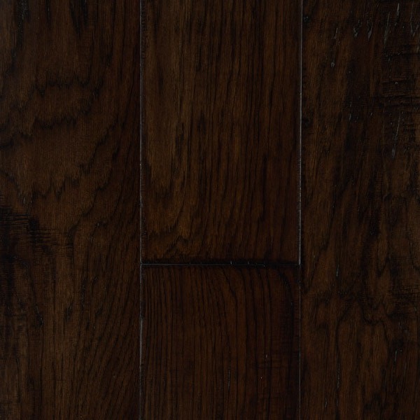 Artisan Hardwood Timberline Distressed Hickory Dark Brown Hardwood