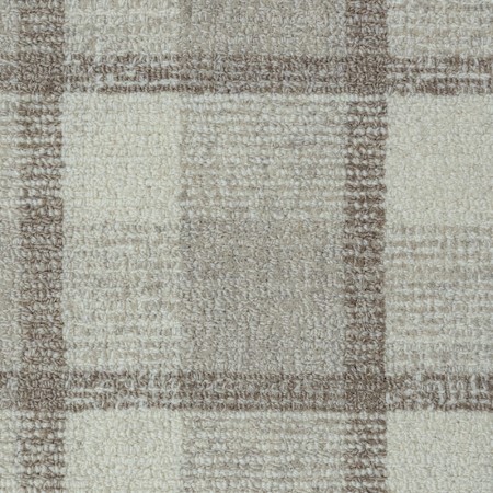 Unique Carpets Handmade Woven Wilton Valerie Plaid I Adobe Beige Carpet