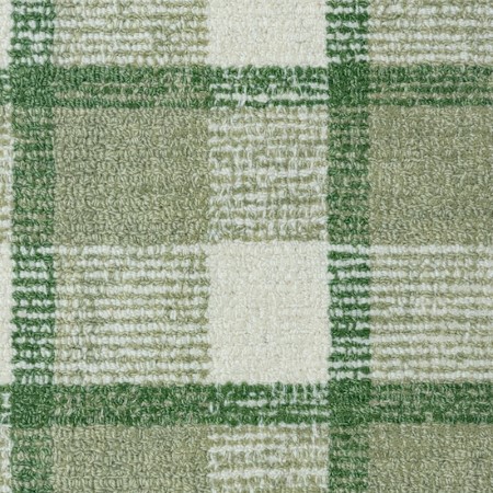 Unique Carpets Handmade Woven Wilton Valerie Plaid II Palm Leaf Carpet