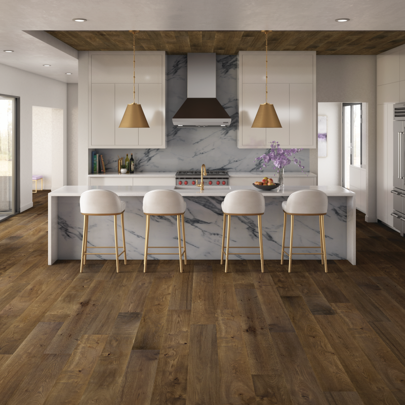 Unique Floors Inscription Rhetoric Oak Hardwood Room Scene