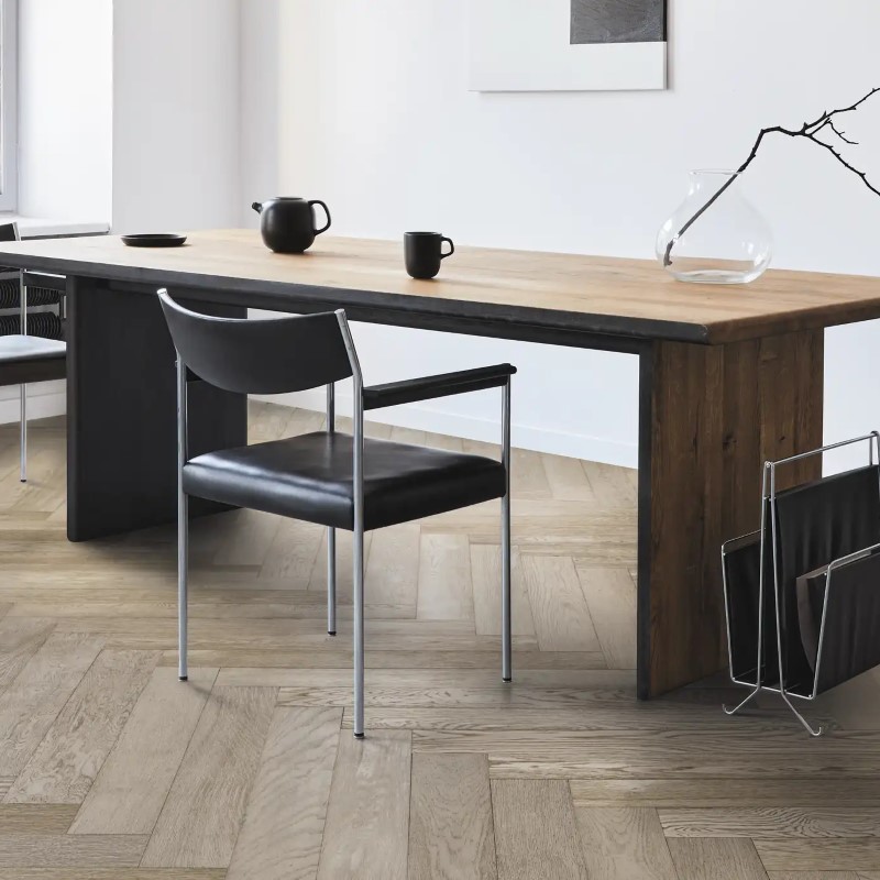 Urban Floor Timbertop Vail Herringbone Hardwood Room Scene