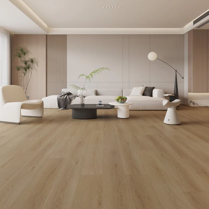 Wilson and Morgan Harmony Series Plata Oak Laminate Room Scene