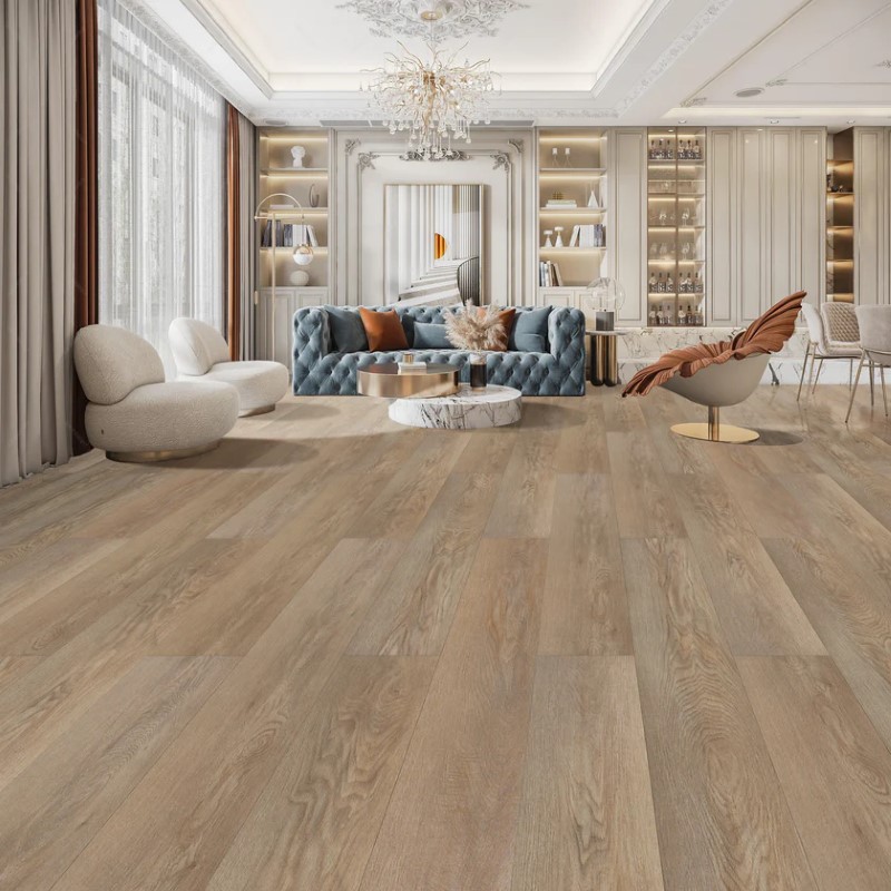 Wilson and Morgan Serenity Series Cielo Oak Vinyl Room Scene