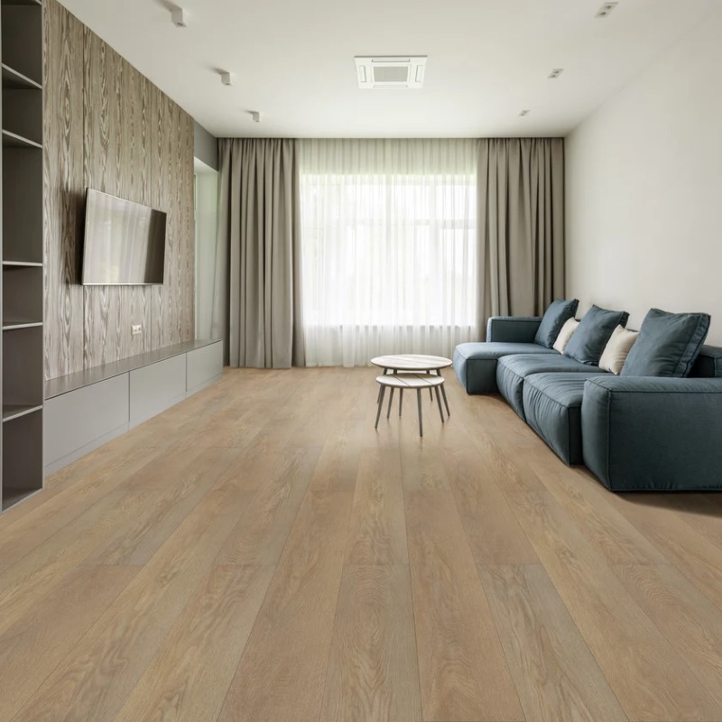 Wilson and Morgan Serenity Series Troy Oak Vinyl Room Scene